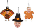 Custom Car Air Freshener - Thanksgiving Hanging Car Air Freshener - Personalized Ornament with Turkey and Face Photo - Thanksgiving