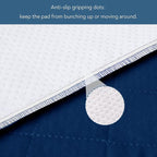 Waterproof Chair Pads for Incontinence, 4 Pack Reusable Seat Protector Pads 18" x 16", Absorbent Wheelchair Pad Covers, Washable Chair Pads for Adults, Kids & Pets - Navy Blue