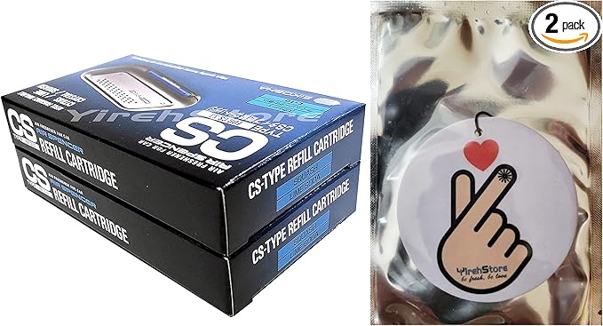 YirehStore Air Freshener CS-X3 CSX3 Squash Air Spencer Freshener 2 Refills (C-10) Eikosha Japan Car Freshener