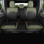 Red Rain Ford Car Seat Cover Customized Fit for Ford Bronco Seat Cover 4 Door 2025 2024 2023 2022 2021 Black and Green Seat Protector (Bronco 4Door-Black+Avocado Green)