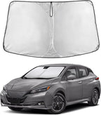EcoNour Windshield Sunshade Compatible for Nissan Leaf 2018-2023 2024 2025, Sun Visor for Front Windshield & Window Sun Shade Cover, UV Heat Blocker & Protector, Car Accessories