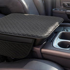 KAELTHAS Comfortable Car Center Console Cushion Armrest Dog Cat Paws Protect Cover Non-Slip with 2 Storage Bags for Cars SUVs CUVs Interior Accessories (Black, Extra Large)