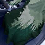2 Pack Car Towel Seat Covers with Storage Bag, Multifunctional Towel for Gym Outdoor Sport, Picnic, Beach, Pet Dog Travel,Non-Slip Washable Car Seat Protector (Landscape Painting)