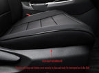 EKR Rav4 Seat Covers Custom Fit for Toyota RAV4 Adventure,TRD-Off Road 2019 2020 2021 2022 2023 2024, Leather Car Seat Cover Full Set for SUV,Faux Leather(Black)