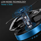 Helicopter Car Air Freshener Rotating Solar Car Freshener Airplane Car Perfume