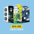 Febreze Car Air Freshener Vent Clip Berry & Bramble Scent, .06 oz. Car Vent Clip, 2 Count