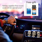 Evil Skull Car Air Fresheners Vent Clips, Cool Skull Car Accessories with 6 Felt Pads, Cute Automotive Halloween Decorations Interior for Men Women