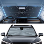 Autorder Windshield Sun Shade Umbrella for 2022-2025 2026 Toyota Corolla Cross Accessories,Upgraded Ice Crystal Material,Easy Setup Umbrella Sunshade for Car Windshield,100% Sun Blocking