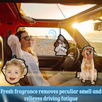 Custom Air Freshener for Car.Personalized Double Sided Photo Car Air Fresheners.Personalizado Logo Car Air Freshener With Picture Text (1 PCS-CUT)