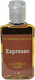 Car Diffuser Oil Refill 1 oz – Essential Oil Car Air Freshener Refill for Hanging Car Diffuser, Long Lasting Fragrance Oil, Phthalate Free, Multiple Scents. | Espresso