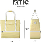 RTIC 2-in-1 Chillout Bag Soft Insulated Cooler Tote, Portable, for Lunch, Beach, Travel, Drink, Beverage, Car, Camping, Picnic, 24-Can Capacity,