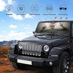 Alien trapped Car Windshield Sunshade Front Window Sun Visor Protector Foldable Shield Cover for Truck SUV