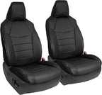 Custom Fit RAV4 Seat Cover for Toyota RAV4 2019 2020 2021 2022 2023 2024 2025 Prime&Hybrid SE/XSE,Faux Leather,2-Row Full Set,(Black)