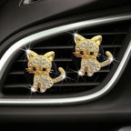 Bling Rhinestone Car Air Vent Clip,Dashboard Outlet Clip,Car Air Freshener Vent Clips,Car Air Conditioning Outlet Clip Decorative,Bling Car Accessories Car Interior Decoration Charm,Cute Car Decor