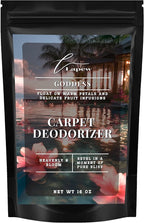 Lapew Goddess Carpet Deodorizer Powder - Pet Safe Freshener for Vacuuming | Scented Odor Eliminator for Home | 16 oz
