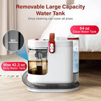 Portable Upholstery and Carpet Cleaner Machine, 15Kpa Spot Cleaner Deep Cleans Pet Stains, Couch Cleaner with 3 Tools and Self-Cleaning System for Area Rugs, Furniture, Stair, Car, Scarlet