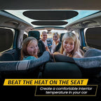 4 Pack Car Window Shade - 20″ × 12″ Car Side Window Covers for Baby, Cars Window Sun Shade, Glare Shield and UV Rays Protection for Your Child, Mesh Window Shades for Baby