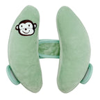 Baby Travel Pillow,Carseat Head Support for Infants,Stroller Headrest for Kids,Baby Head Neck Support Pillow Cushion,Car Seat Neck Support for Toddlers,Green