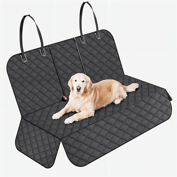 Dog Car Seat Cover for Back Seat,New Upgraded Thickened Dog Car Seat Cover,Waterproof and Wear-Resistant Bench Back Seat Cover with Non-Slip Pad,Universal Size Fits Cars, Trucks, SUVs