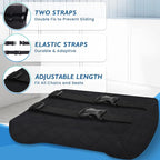 Lumbar Support Pillow for Office Chair Back Support Lumbar Pillow for Car, Gaming, Office Chair - Improve Sitting Posture & Back Pain Relief, Memory Foam, Adjustable Straps, Black