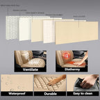 Car Seat Covers Front Pair,Universal Fit for Cars,SUVs,Trucks,and Sedans,Faux Leather Car Seat Cushion Compatible with Airbags,Waterproof Car Seat Protector,Beige