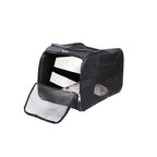 dbest products Pet Smart Cart Carrier, Large, Black, Soft Sided Collapsible Folding Travel Bag, Dog Cat Airline Approved Tote Luggage Backpack