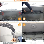 Car Trunk Roof MOLLE Panel Bracket Compatible with Toyot@ FJ Cruiser 2007-2021, Overhead MOLLE Panel Storage, Inner Rear Roof Hanging Bag Rack Holder (Rear)