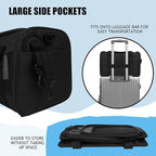 Carriers Soft-Sided Pet Carrier for Cats Dogs Under 15 lbs,TSA Airline Approved with 4 Ventilated Windows(Medium,Black)