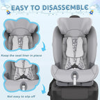 Pinkunn 2 Pcs Gel Car Seat Cooling Pad for Baby Summer Breathable Ice Cushion Multifunctional Ice Stroller Cooler Mat for Stroller Baby Dining Chair Child Safety Seat(Assorted Color,Heart, Cloud)