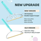 MAX & Pro LINTPLUS Pet Hair Remover Bundle-2-in-1 Adjustable & Fixed Handle Duo, Large + Compact Tools for Carpets, Furniture, Cars, and Tight Spaces