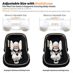 Adjustable Infants and Baby Neck Head Support,U-Shape Children Travel Pillow Cushion for Car Seat,Offers Protection Safety for Kids