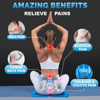 Gel Seat Cushions for Long Sitting- Extra Large & Ultra Thick(2 Inch) Orthopedic Chair Pad for Pressure Relief, Sciatica & Back Pain – Non-Slip, Cooling, Portable for Office, Car, Truck, Wheelchair