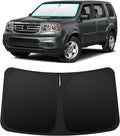 INSAUTO Custom Fit Windshield Sun Shade Accessories for Honda Pilot 2009-2015, Foldable Front Window Sunshade, UV & Heat Reflector, Keeps Interior Cool, Includes Storage Bag