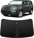 INSAUTO Custom Fit Windshield Sun Shade Accessories for Honda Pilot 2009-2015, Foldable Front Window Sunshade, UV & Heat Reflector, Keeps Interior Cool, Includes Storage Bag
