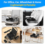 Seat Cushion for Tailbone & Sciatica Pain Relief - Plush Yet Supportive Ergonomic Memory Foam Chair Cushions for Office Chair, Car, Wheelchair,Airplane & Long Sitting