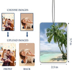 Custom Air Freshener for Car - Personalized Air Freshener for Car with Photo, Smell Air Fresheners with Picture for Hanging Ornaments (Unique Scented Gift)