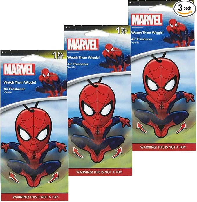 Marvel Spider-Man Car Accessories - Spider-Man Air Freshener Wiggler (3)