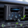 Compact Car Air Purifier for Odor - Easy Install Filter Free Odor Eliminator for Smoke/Pet Odors/VOCs - Silent Operation Universal Vent Clip for Car by Yakry