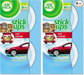 Air Wick Stick Ups Car Air Freshener, Crisp Breeze, 2ct (Packaging May Vary) (Pack of 2)