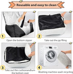 Car Seat Suitable for Small Dogs, Pet CarSeat with Storage and Clip-On Safety Tether, Fully Removable and Washable Dog Car Seat, Dogs Booster Seat Suitable Small Medium Dog