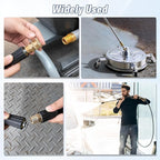 Pressure Washer Quick Connect Kit, M22-14mm to 3/8" Male Female Quick Disconnect Kit for Power Washer, 3/4 Inch Hose Fittings Adapter Set, Brass, 9 pcs