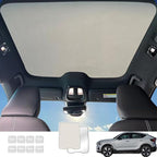 Car Sunroof Shade Compatible with Volvo C40(Not for XC40) 2021-2023, Foldable Glass Roof Sunshade with Storage Bag, Heat Insulation Sun Protection Roof Interior Sunshade