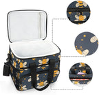 Cooler Bag Insulated Picnic Bag Large Lunch Box Reusable Tote Bag Soft Sided Portable Beach Cooler Grocery Camping