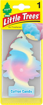Little Trees MTR0046 Air Freshener | Hanging Paper Tree for Home or Car | Cotton Candy