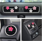 Pink Car Accessories for Women Teen Girls 6PCS Cute Auto Scent Air Fresheners Vent Clips Girly Daisy Flower Decorations Interior Aesthetic Things Cars Perfume Decor Stuff Valentines Gifts for Her Mom