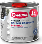 OWATROL Polytrol Plastic Restorer for Cars 17 Oz, Color Restorer, Car Bumpers, Chrome, Penetrating Oil for Multipurpose, Metals to Restore Faded Plastic and Surfaces