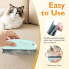 Pet Hair Removal Tool 3 Pack Dog Cat Hair Remover Carpet Scraper Rake Fur Removal Brush Lint Remover Shaver for Car Furniture Couch Green