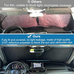 Premium Car Windshield Sun Shade for 2018-2022 Honda Accord Front Window Sun Visor Reflector 310T Thickened Blocks UV Rays Foldable Sunshade Car Interior Protection Accessories