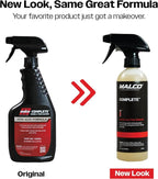 Malco Complete Wheel & Tire Cleaner – Fast Acting, Non-Acid Formula/Removes Dust, Grease, Oil, and Dirt from Entire Wheel / 16 oz. (122916)