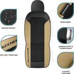 Skechers Car Seat Covers,GOGA Mat Oxford Cloth Seat Covers,Waterproof Car Seat Covers Front Seats,Automotive Universal Fit Seat Cover for Most Cars, Suvs, Trucks,Beige